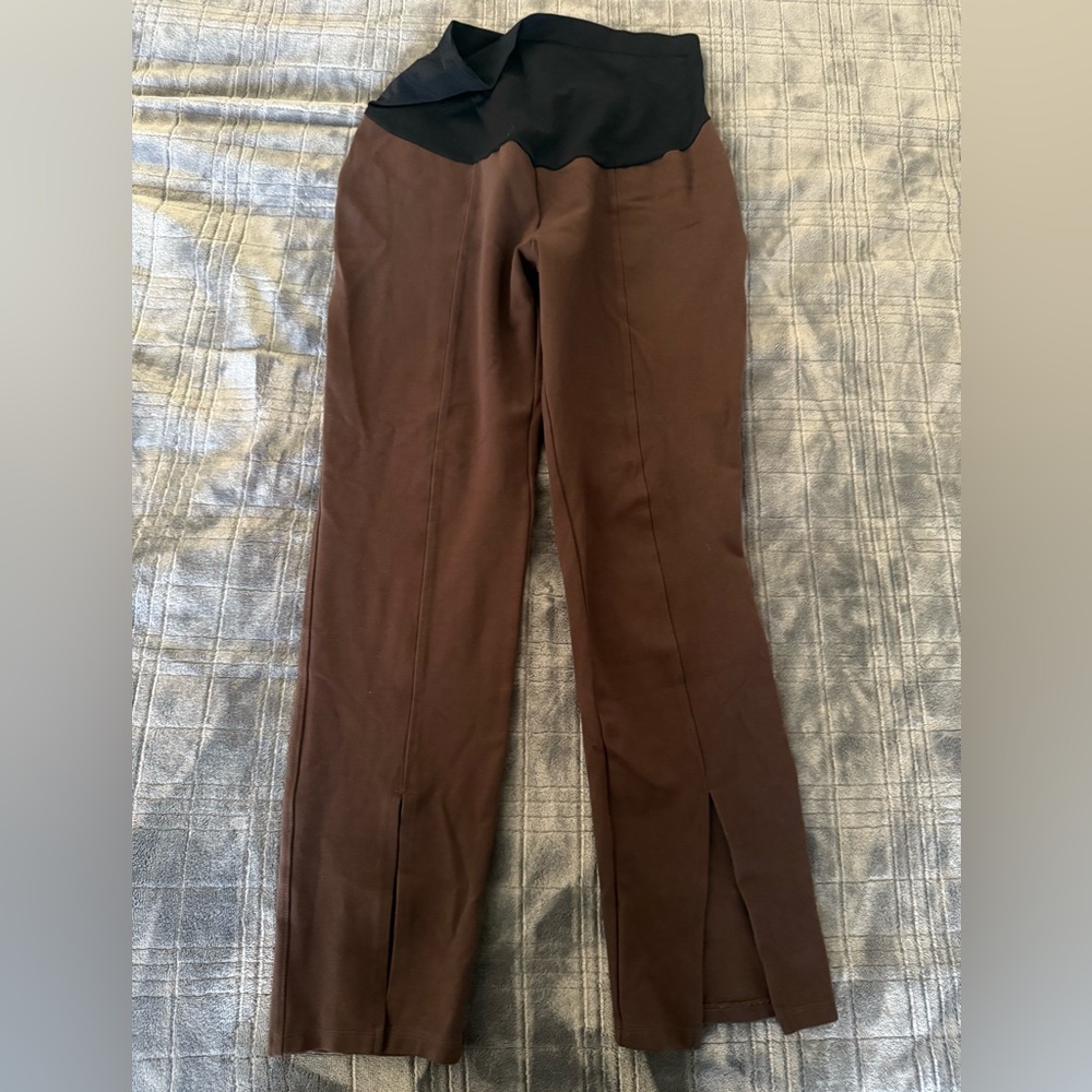 Old Navy Brown and Black Maternity Pants